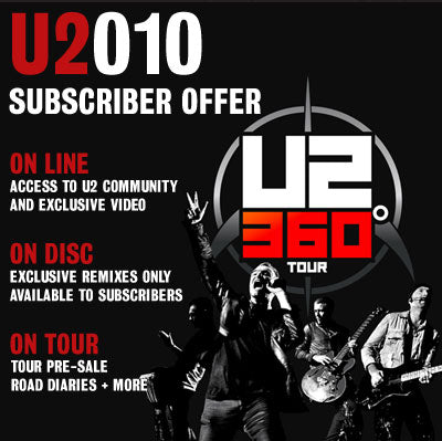 Enter The Presales for 2010 Shows