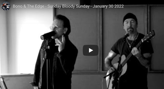 ’With love Bono & Edge’