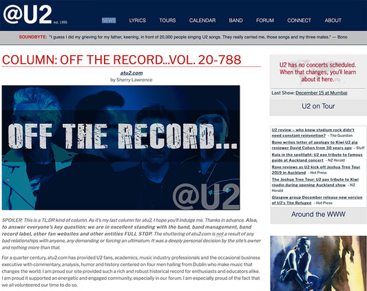 Thanks @U2