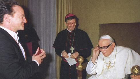 The Rock Star The Pope And The World’s Poor