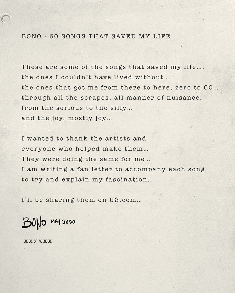 ’60 Songs That Saved My Life’