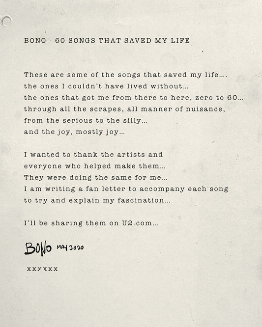’60 Songs That Saved My Life’