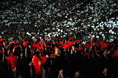 The World in White and Red