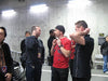 With Clapton Backstage