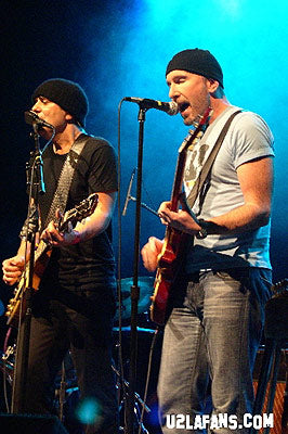 Edge Joins Danny in LA