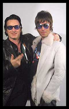 U2 and Oasis at NME Awards