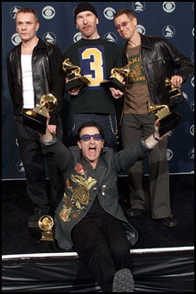 U2 Win Big At Grammy Awards