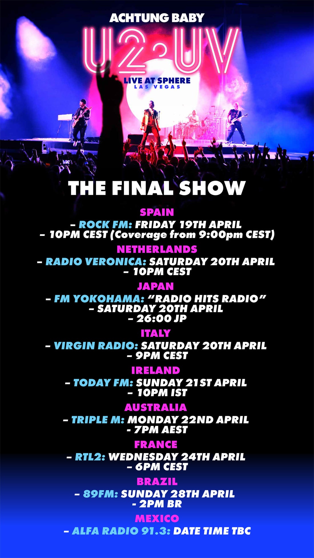 On The Radio: ’Live At Sphere’