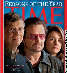 Bono Bill Melinda: TIME People of the Year