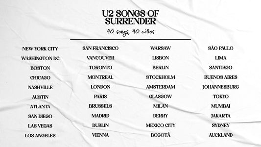 40 SONGS 40 CITIES