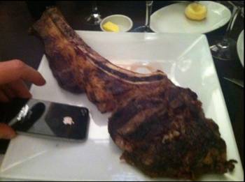 ’Fred Flintstone-sized steaks’