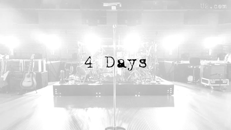 Countdown to Europe U2ieTour. 4 Days