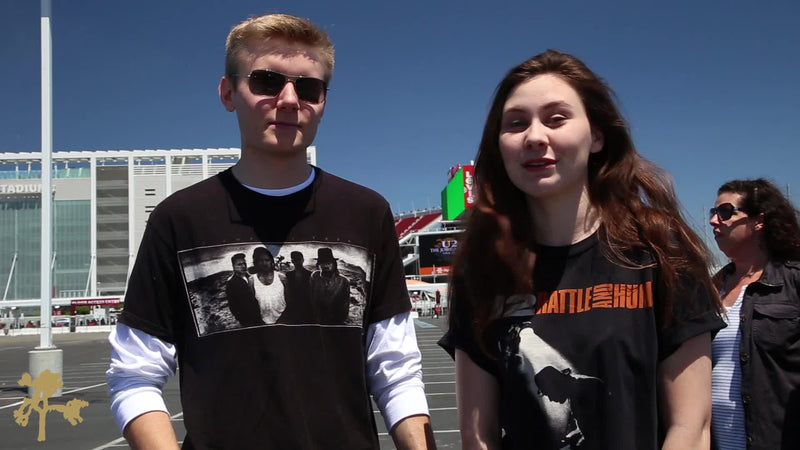 In line before the Santa Clara show