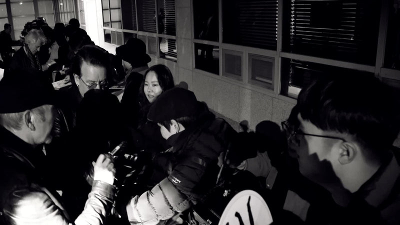 A warm welcome to Seoul ahead of U2's first ever show in South Korea.