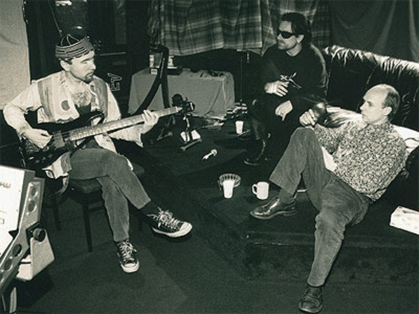 Edge, Bono and Eno