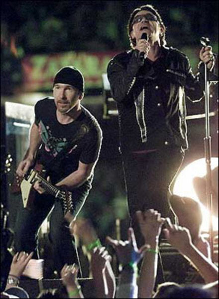 At The US Superbowl, February 2002