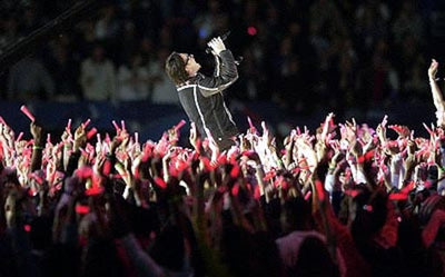 Superbowl performance, February 2002