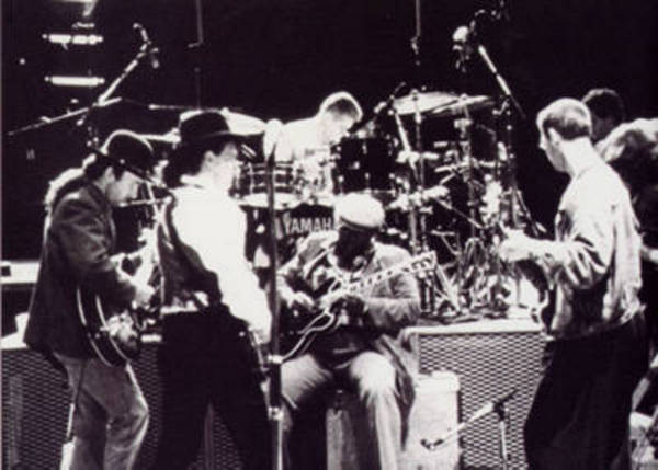 On stage with BB KIng