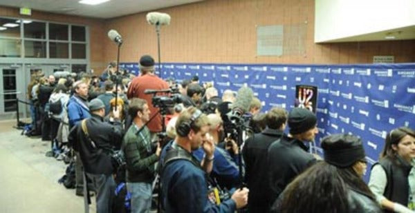 Press at Sundance Film Festival premiere