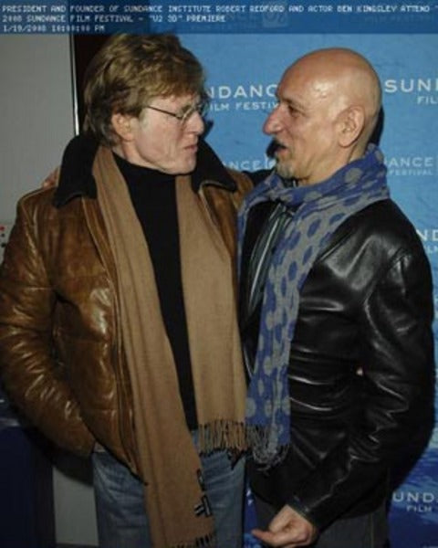 Robert Redford and Ben Kingsley at Sundance premiere