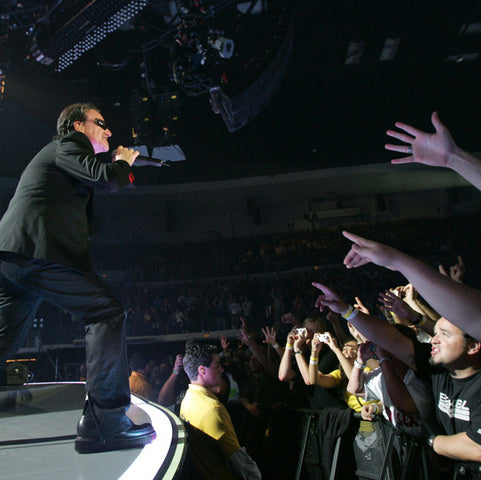 Bono on stage
