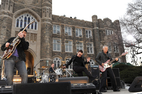 U2 Playing at Fordham University