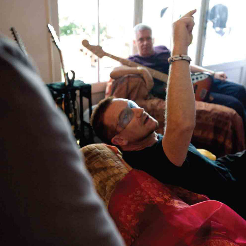 Bono and Adam in Eze