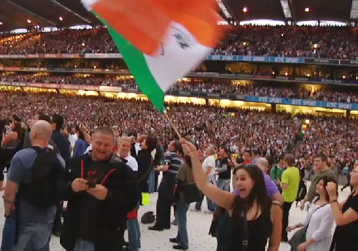 Irish Fans - Croke Park, Dublin