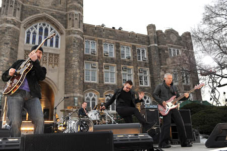 Playing at Fordham University