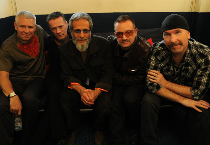 The band and Yusuf at Island Records 50th Birthday