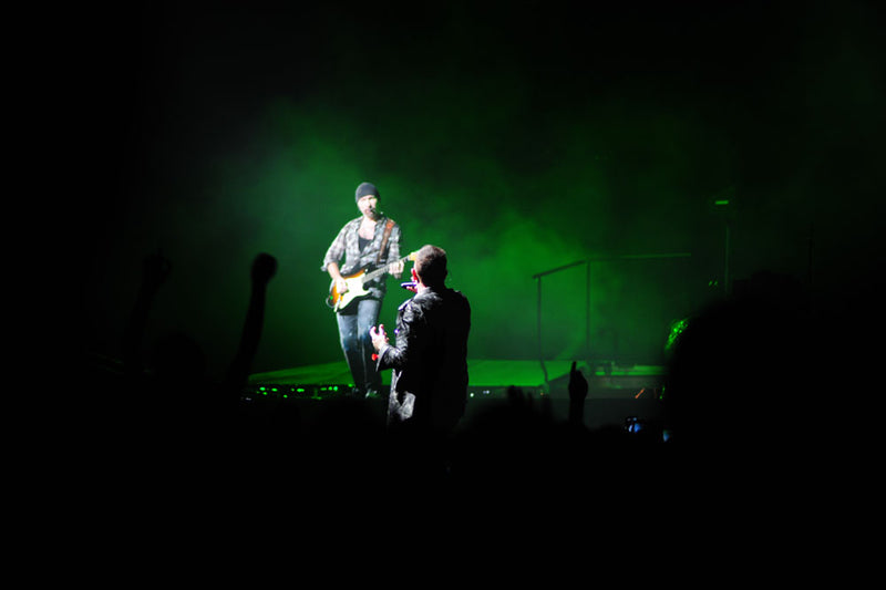 Bono and Edge - Giants Stadium