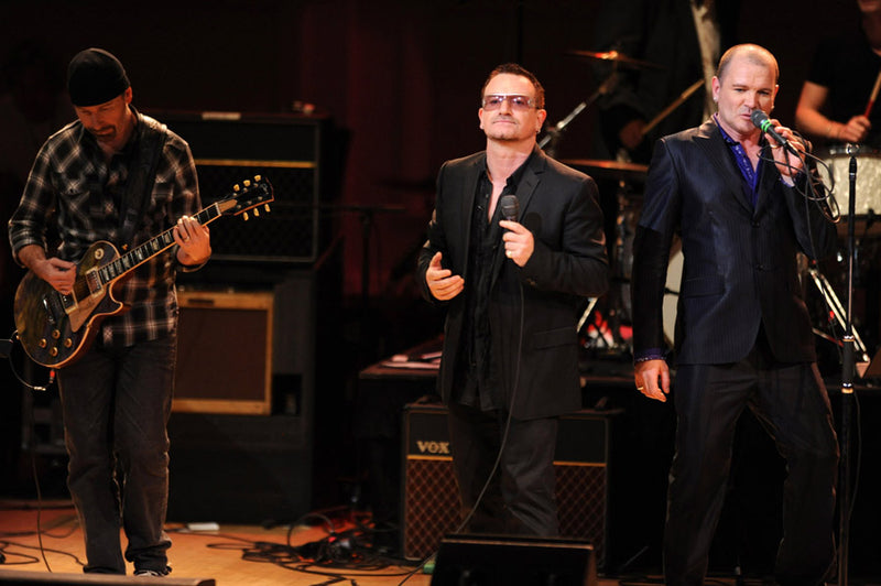 The Edge, Bono and Gavin