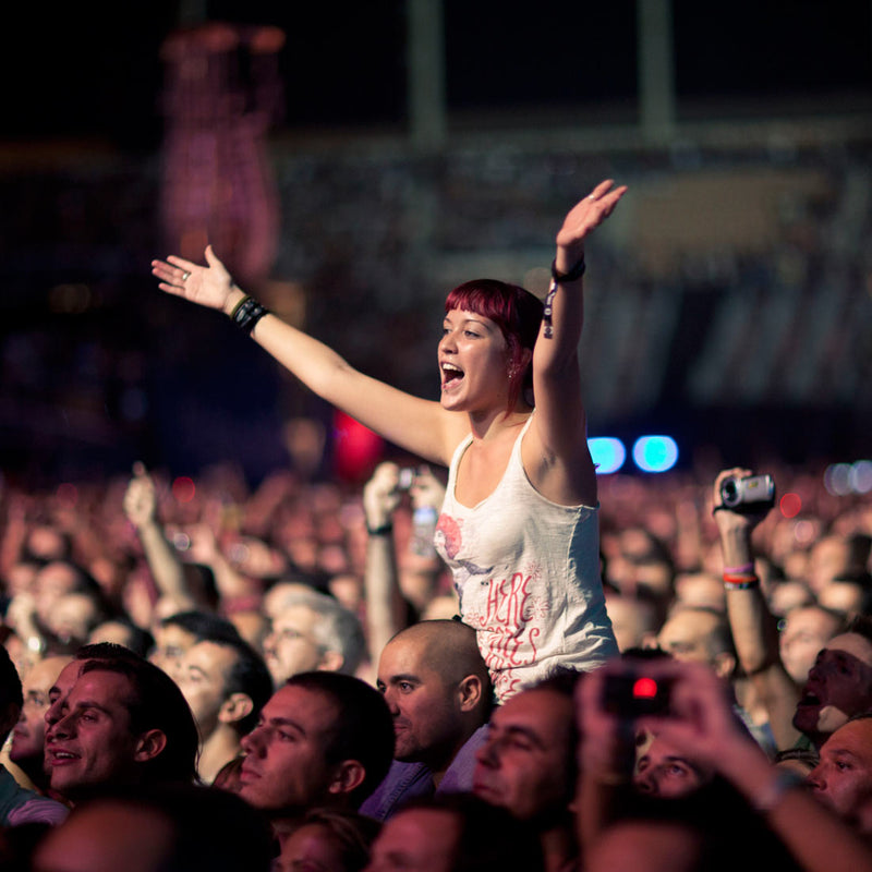 A fan in Seville