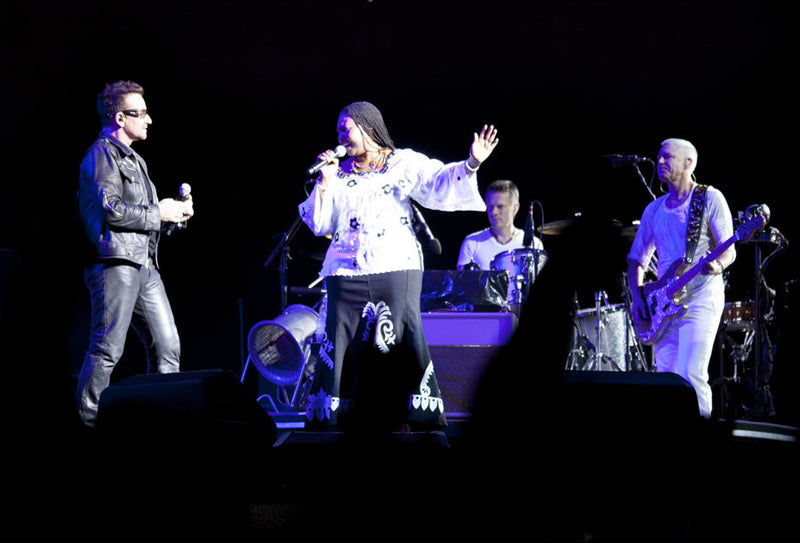 U2 & Chaka Chaka, live in Cape Town
