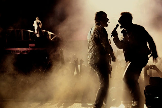 Bono and Edge in Sao Paulo