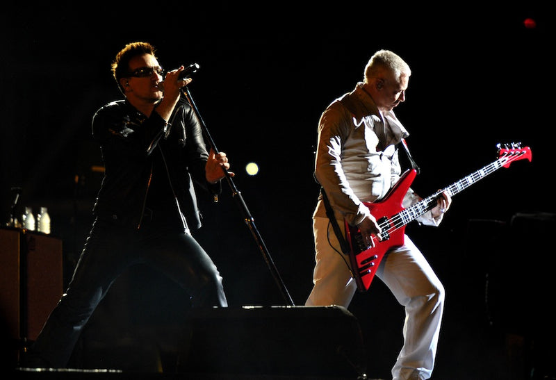Bono and Adam in Denver