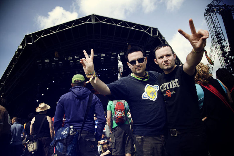 Fans at Glastonbury