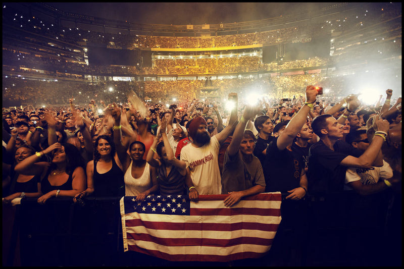 At the front in East Rutherford