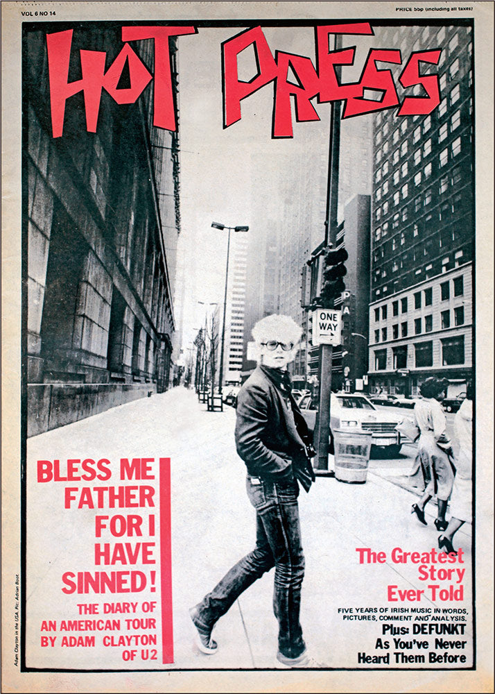 Adam's first Hot Press cover