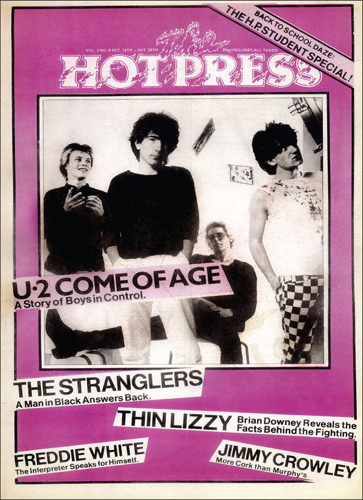 U2's first Hot Press Cover - October 1979