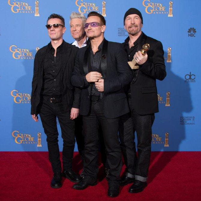 Award Winners: 'Best Original Song' for 'Ordinary Love' at The Golden Globe's.