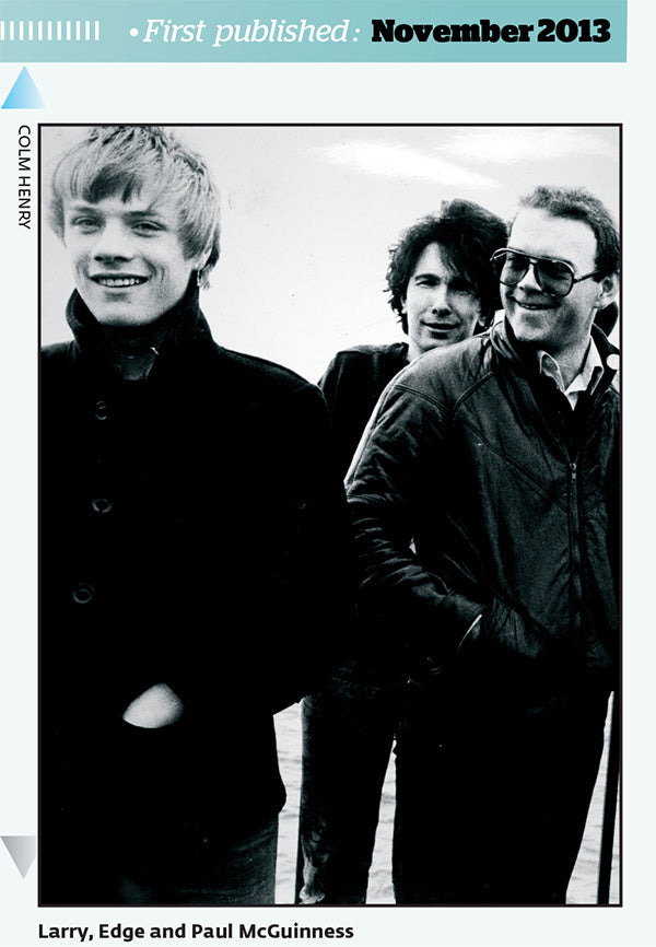 Larry, The Edge and Paul McGuinness