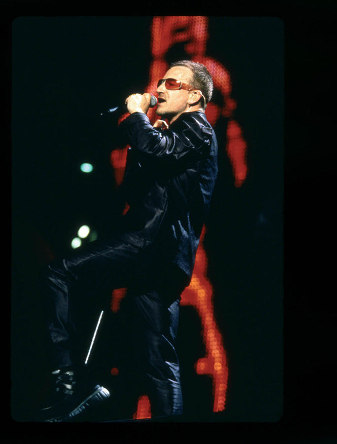 Bono on stage