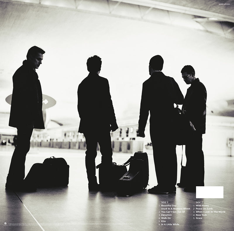 All That You Can't Leave Behind - Back of Album Cover