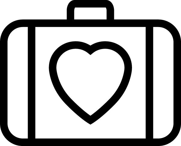 All That You Can't Leave Behind - Suitcase Heart Graphic