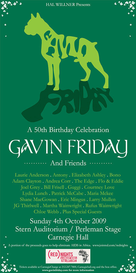 Gavin Friday at Carnegie Hall
