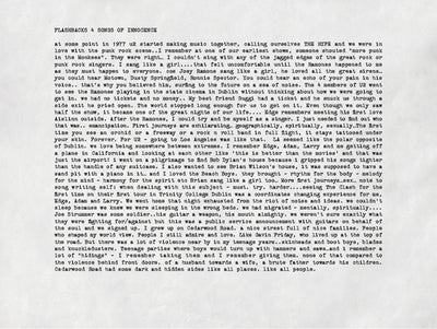 Flashbacks 4 Songs Of Innocence
