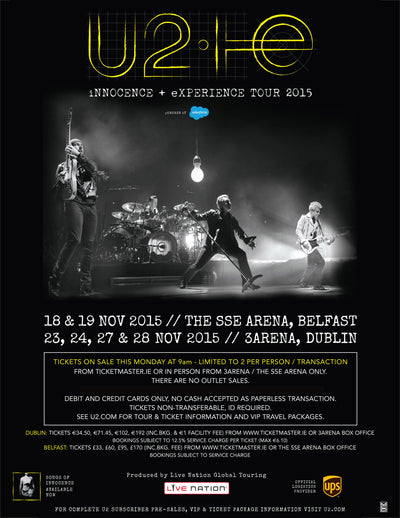 Dublin/Belfast Shows announced