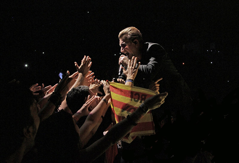 Bono with Catalan Flag - Barcelona