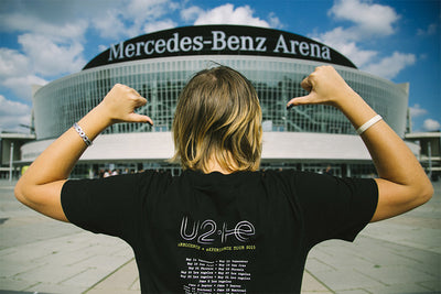 Marta, outside Mercedes-Benz Arena